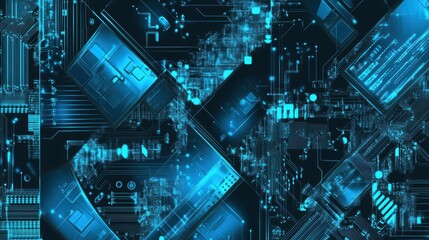 High tech background template design.