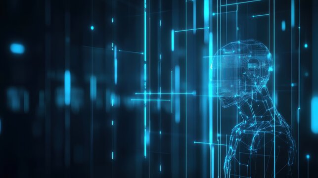 High tech background template design.