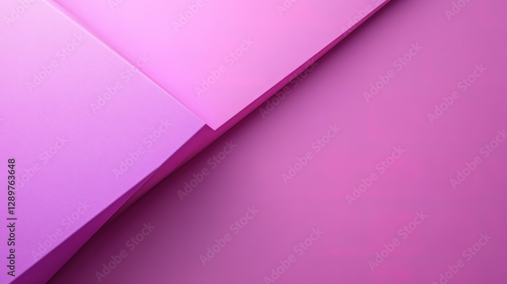 Aufkleber two overlapping pink textured sheets of paper create angles
