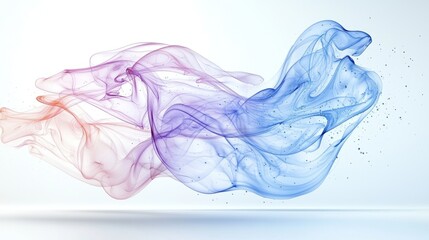 The Colorful Swirling Abstract Shapes in Artistic Liquid Formations