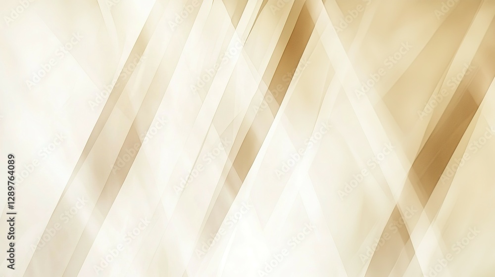 Poster abstract geometric lines and shapes overlapping on a white background