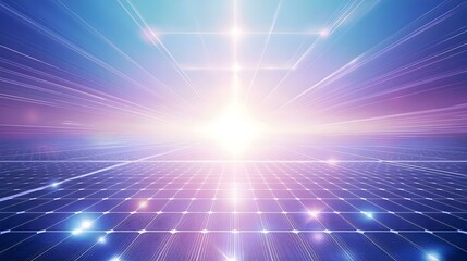 Abstract Light Grid Background