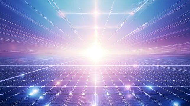 Abstract Light Grid Background