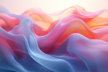 Obraz premium Translucent pastel layers ethereal light shadow texture abstract