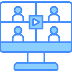 Virtual Meeting Icon