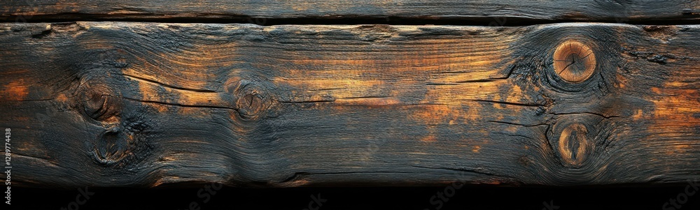 Poster hyper-realistic walnut wood texture background with natural grain patterns and rustic imperfections