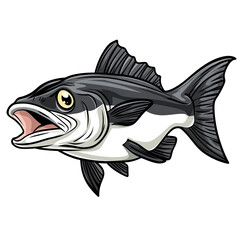 vector illustration of a fish