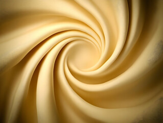 Abstract Swirling Beige Fabric Illustration
