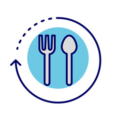 Fototapeta premium intermittent fasting icon