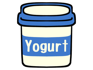 ヨーグルトのイラスト素材