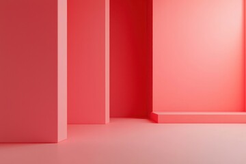 A minimalist red gradient background, with a smooth clean texture for a modern and sleek design.