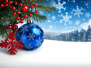 Winter Holiday Background Illustration