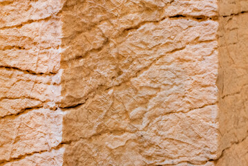 Peloponnese, Grece. Detail of doric fluted columns at Temple of Apollo Epicurius at Bassae of Phigaleia. UNESCO World Heritage. Classical architecture