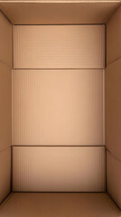 Empty Cardboard Box Interior Illustration