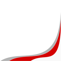  Indonesian Red and White Flag Design Template with Abstract Elements