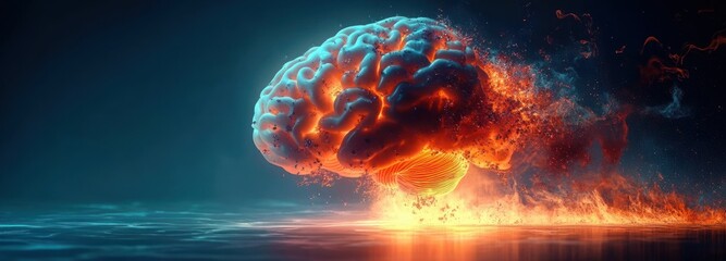 Explosive Creativity of the Human Brain with Colorful Ideas and Emotional Chaos