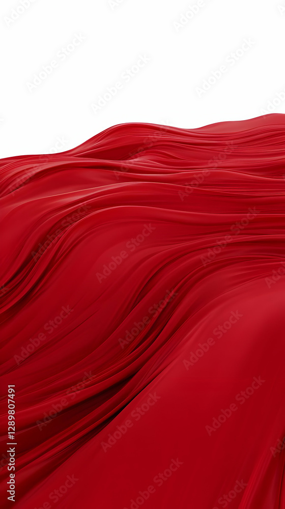 Poster red abstract 3d background image