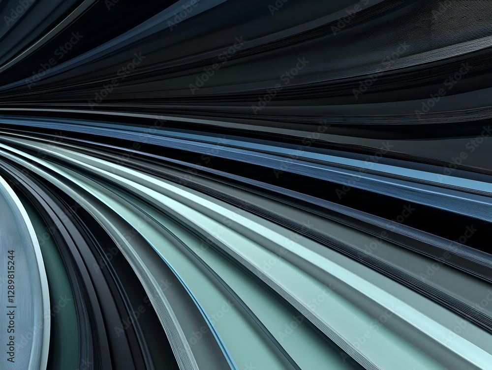 Poster abstract 3d background: dynamic lines