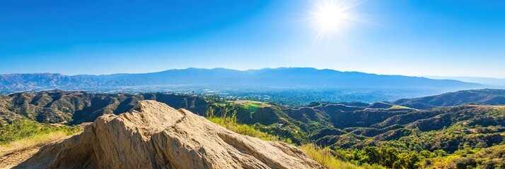 Fototapeta premium los angeles tourism showcasing socal landscape