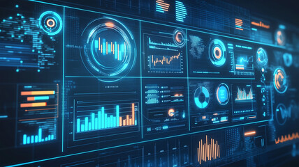 Obraz premium AIが口コミをリアルタイムで解析し、最適なマーケティング戦略を提案するスマートダッシュボード