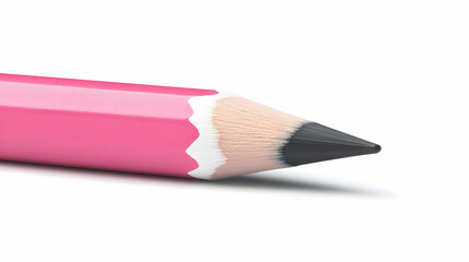 Pink Pencil 3D Illustration