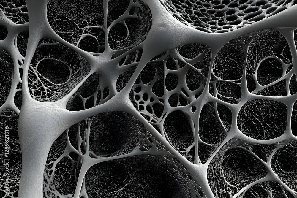 Poster abstract 3d network structure