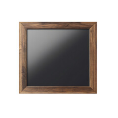 A Stylish Modern Photo Frame with Interactive Touch Isolated on Transparent Background