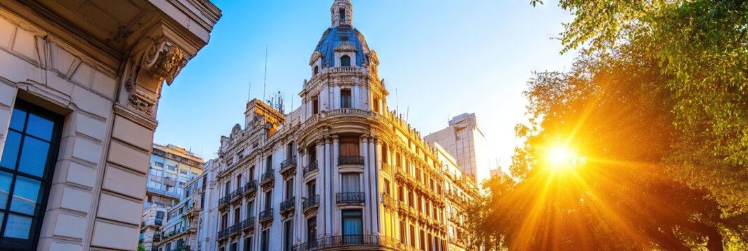 buenos aires tourism concept showcasing the local architecture