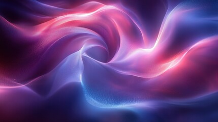 Obraz premium Vibrant Abstract Wavy Ribbon Background for Celebrations and Festive Posters