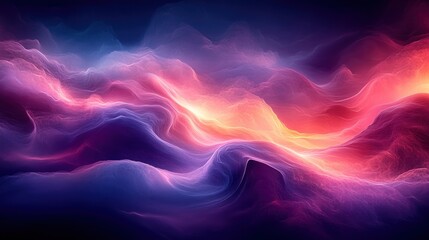 Obraz premium Abstract Liquid Shapes Holographic Background Vibrant Gradient Fluid Design