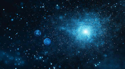 Galactic Nebula: Capturing the breathtaking beauty of a luminous nebula, a celestial tapestry of swirling cosmic gas and dust, radiating with vibrant colors against a dark, star-speckled expanse.