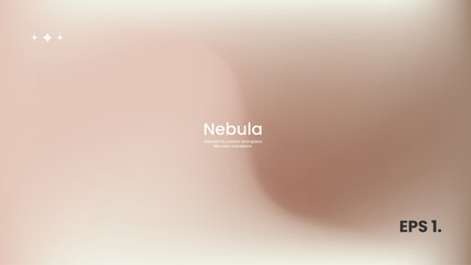 Abstract Mocca Mouse Brown blurred gradient fluid vector background design wallpaper template with dynamic color, waves, and geometric shape