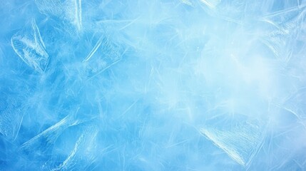 Obraz premium A soft blue gradient background with subtle textures, evoking a tranquil and icy atmosphere.