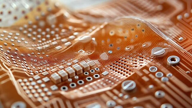 A medium closeup of a patchstyle biosensor adhered to the skin highlighting its flexible and breathable material. The intricate patterns of sensors and electrodes are visible as they