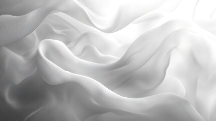 Obraz premium Abstract Soft White Fabric Texture.