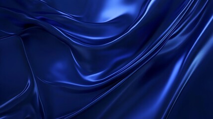 Fototapeta premium Abstract blue metallic gradient, clean and simple, evoking modern elegance and calm sophistication. 