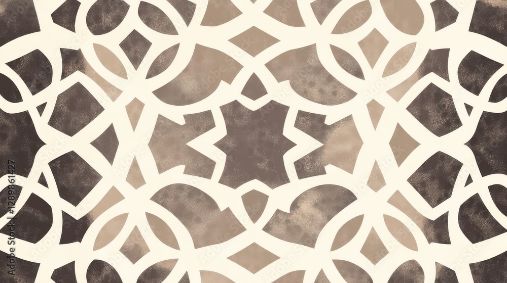 Aufkleber the pattern contains a complex arrangement of geometric lines and shapes