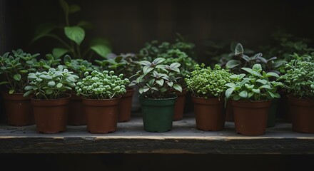 Potted Plant Array - Cultivating growth - Gardening themed blog,website