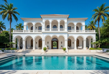 Futuristic White Smart Home