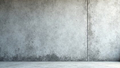 High quality image of weathered grey concrete wall with interesting texture and shadows, old, vintage, surface