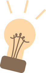 Idea Lamp Business Concept