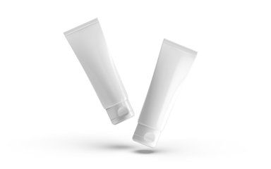 Blank Cosmetic Tube Mockup | Transparent Background | Realistic Shadow | 5k Resolution