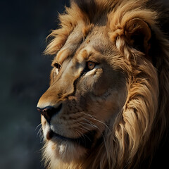 lion, forest, tiger, cat, king, jungle