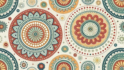 Aerial Vintage Circle Pattern Drone Photography: Geometric Design, Retro Style, Overhead View