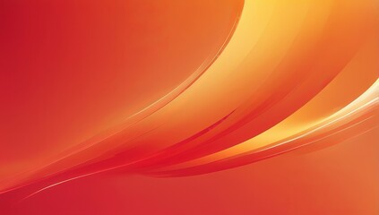 Abstract orange and red gradient background with smooth curves