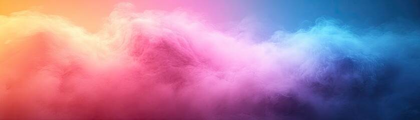 Obraz premium Colorful cloudscape, vibrant hues, dreamy sky, background design