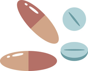 Capsule and Tablet Pills Medicine