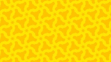 Abstract Pattern with Yellow Highlights and Dynamic Shapes