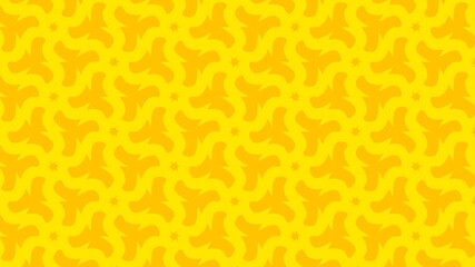 Abstract Pattern with Yellow Highlights and Dynamic Shapes