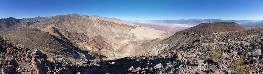 Panorama In Death Valley National Park